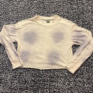 Long sleeve crop top